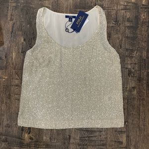NWT Polo Ralph Lauren Beaded Top